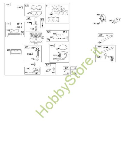 B - Carburatore, alimentazione carburante B&S - 44 €¦ 44R577-0001-H1 brand Stihl